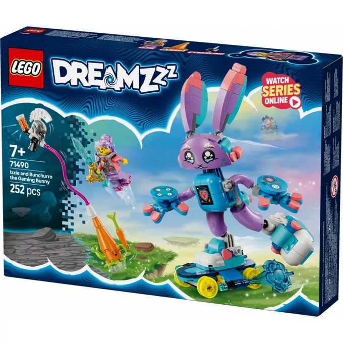 LEGO Klocki DREAMZzz 71490 Izzie i gamerski Bunchu