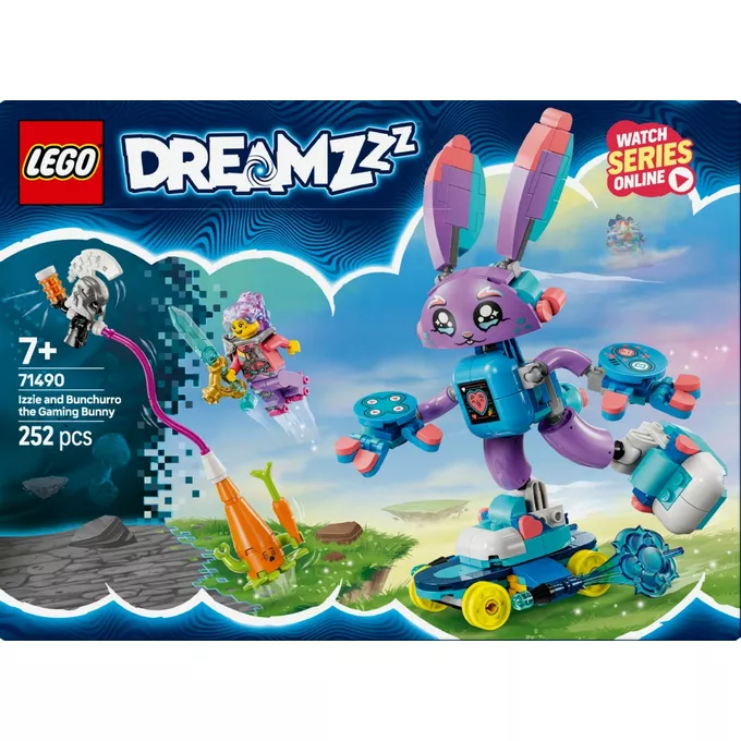 LEGO Klocki DREAMZzz 71490 Izzie i gamerski Bunchu