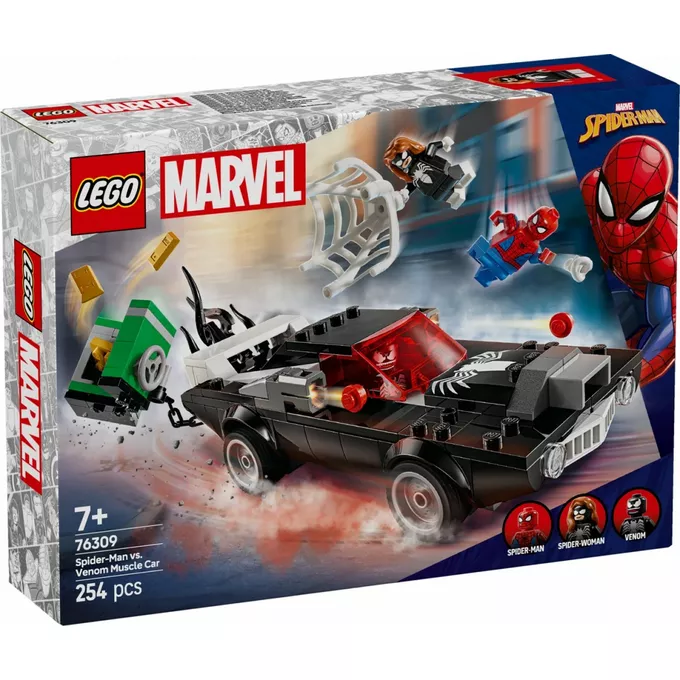 LEGO Klocki Super Heroes 76309 Spider-Man kontra muscle car Venoma