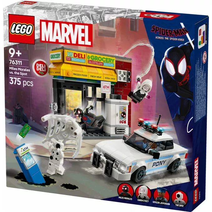 LEGO Klocki Super Heroes 76311 Multiwersum: Miles Morales kontra Spot