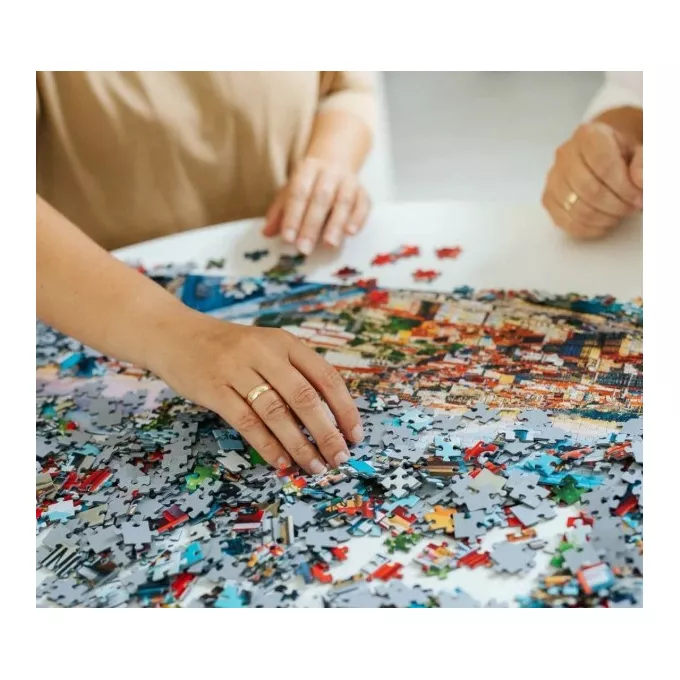 Trefl Puzzle 2x500 elementów Sztuka malowania Kotki