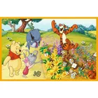 Trefl Puzzle 2x24 elementy Kubuś Puchatek Dzień w ogrodzie