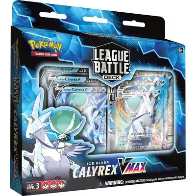 Pokemon TCG Karty TCG Ice Rider Calyrex Vmax League Battle Deck