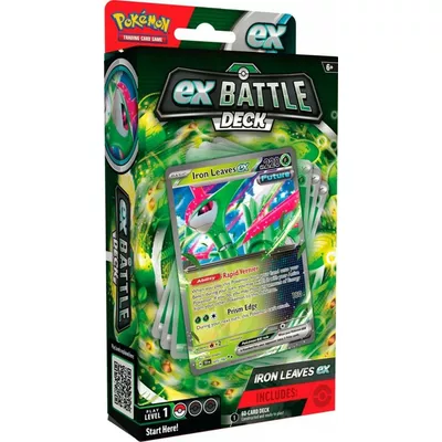 Pokemon TCG Karty Tapu Iron Leaves Ex Battle Deck