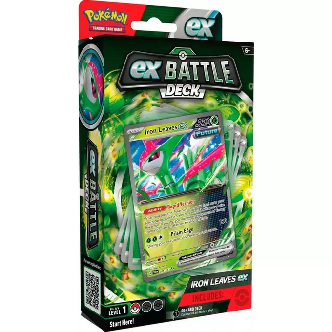 Pokemon TCG Karty Tapu Iron Leaves Ex Battle Deck