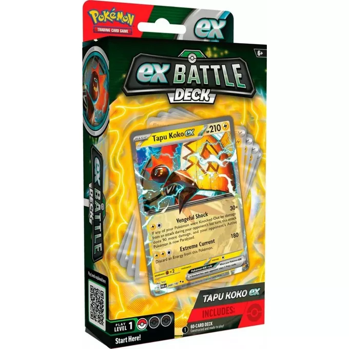 Pokemon TCG Karty Tapu Koko Ex Batlle Deck