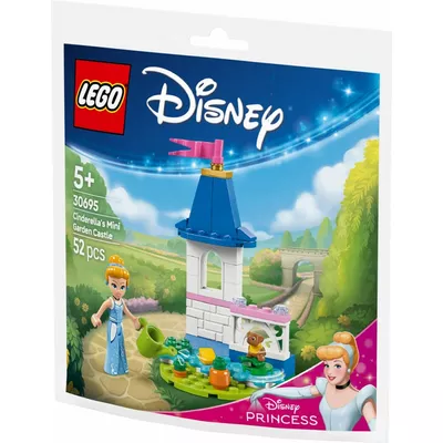 LEGO Klocki Disney Princess 30695 Miniaturowy zamek Kopciuszka z ogrodem