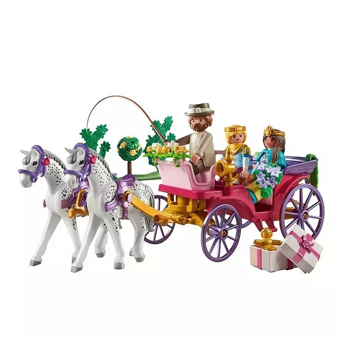 Playmobil Zestaw z figurkami Princess Magic Przejażdżka z parą książęcą