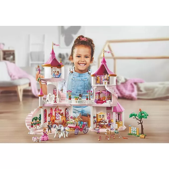 Playmobil Zestaw z figurkami Princess Magic Zamek księżniczek z parą królewską