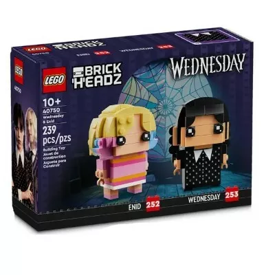 LEGO Klocki BrickHeadz 40750 Wednesday i Enid
