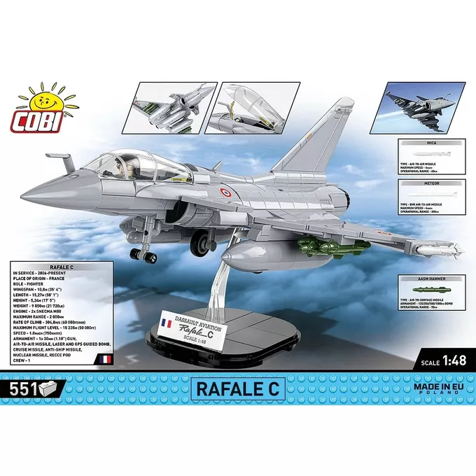 Cobi Klocki Klocki Rafale C 551 klocków