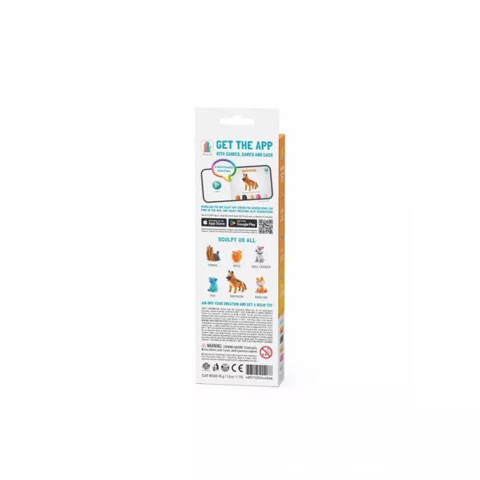 Tm Toys Masa plastyczna Hey Clay Figurka Psy Owczarek Niemiecki