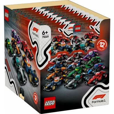 LEGO Klocki Minifigures 71049 Kolekcjonerski bolid F1 (display 36 sztuk)