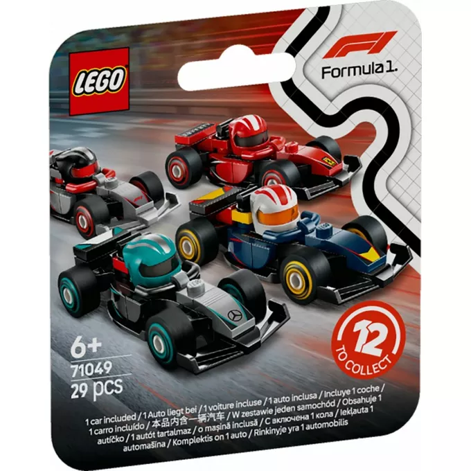 LEGO Klocki Minifigures 71049 Kolekcjonerski bolid F1 (display 36 sztuk)