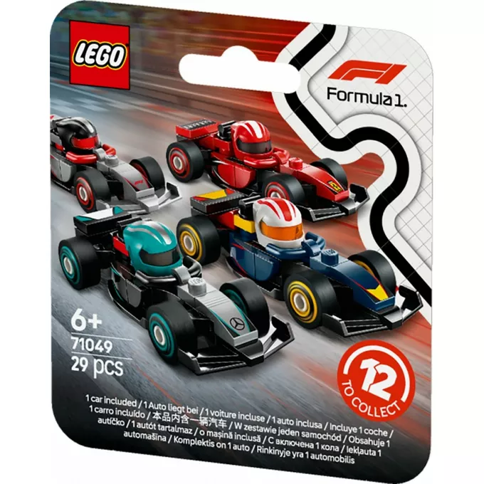 LEGO Klocki Minifigures 71049 Kolekcjonerski bolid F1 (display 36 sztuk)