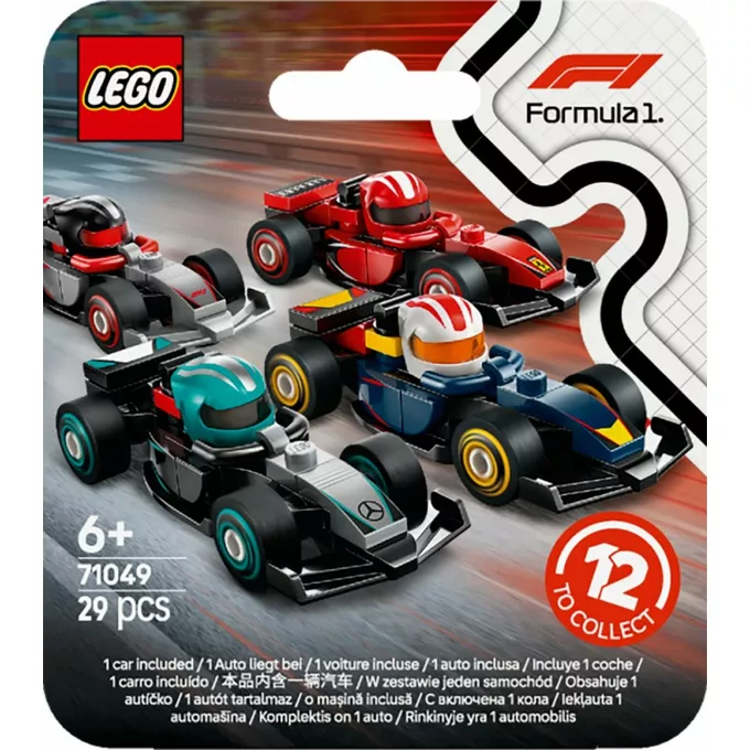 LEGO Klocki Minifigures 71049 Kolekcjonerski bolid F1 (display 36 sztuk)
