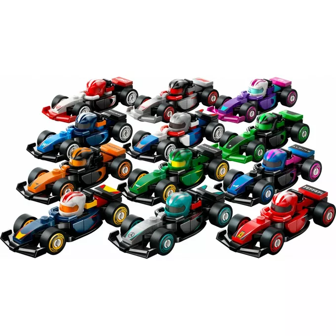 LEGO Klocki Minifigures 71049 Kolekcjonerski bolid F1 (display 36 sztuk)