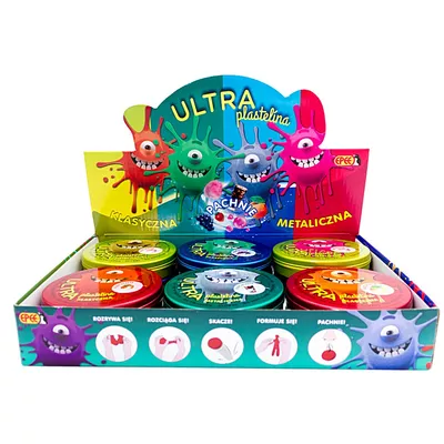 Epee Ultra Plastelina Pachnąca Display 12 sztuk