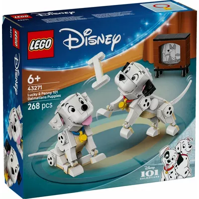 LEGO Klocki Disney 43271 101 dalmatyńczyków - Szczeniaczki Szczęściarz i Penny