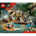 LEGO Klocki Jurassic World 76975 Ucieczka rzeką przed tyranozaurem