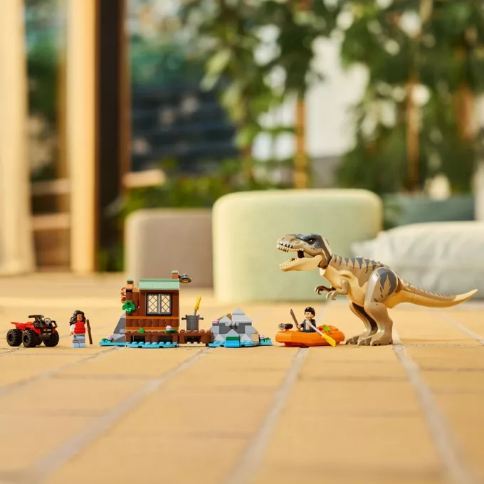 LEGO Klocki Jurassic World 76975 Ucieczka rzeką przed tyranozaurem