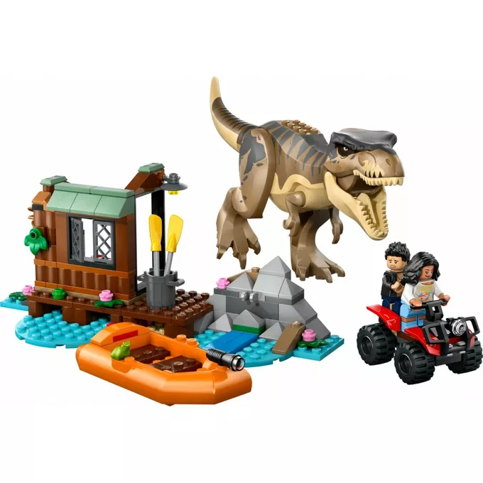 LEGO Klocki Jurassic World 76975 Ucieczka rzeką przed tyranozaurem