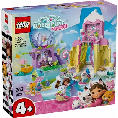 LEGO Klocki Koci Domek Gabi 11205 Łakociowa Góra i Kiciowy Ogródek