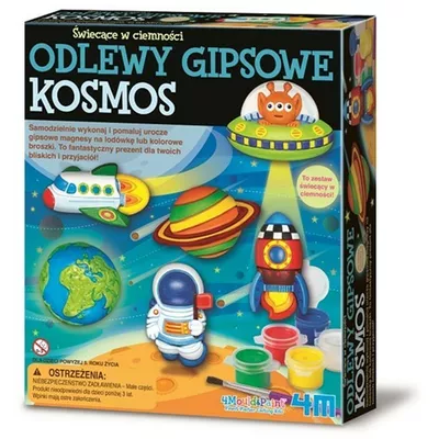 4m Zestaw kreatywny Odlewy Gipsowe - Kosmos