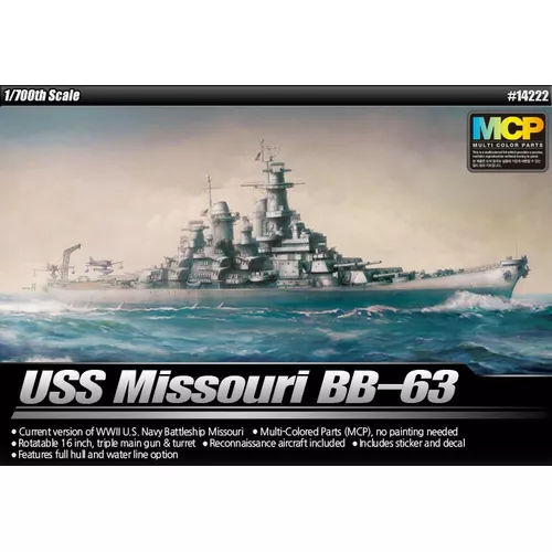 Academy BB-63 USS Missouri 1/700