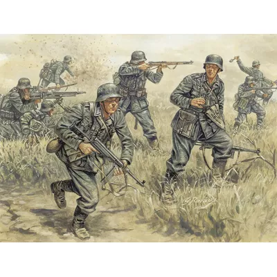 Italeri Model plastikowy German Infantry