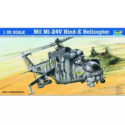 TRUMPETER Mil Mi-24V Hin d-E Helicopter