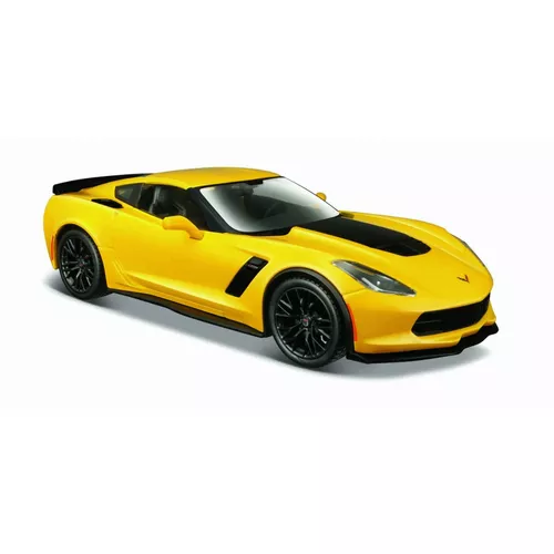 Maisto Model metalowy Corvette Z06 1/24 żółty