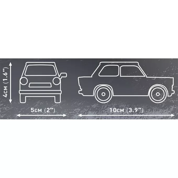 Cobi Klocki Klocki 72 elementów Trabant 601
