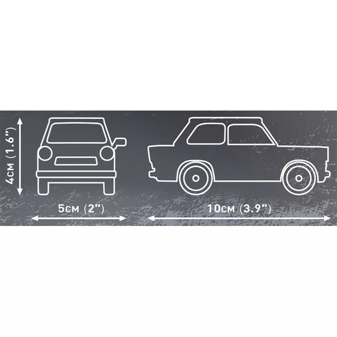 Cobi Klocki Klocki 72 elementów Trabant 601