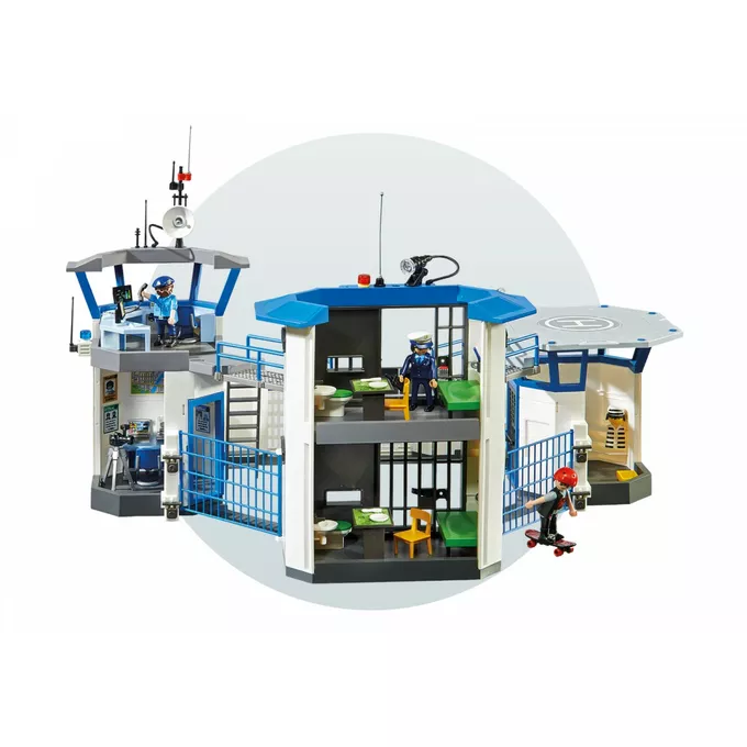 Playmobil Zestaw z figurkami City Action 6919 Komisariat policji z więzieniem