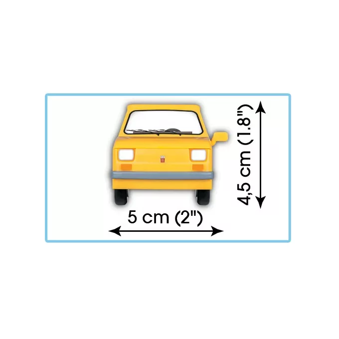 Cobi Klocki Klocki 71 elementów Polski Fiat 126P