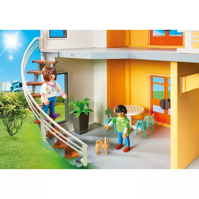 Zestaw z figurkami City Life 9266 Nowoczesny dom