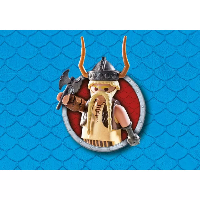 Zestaw z figurkami Dragons 9461 Pyskacz Gbur z katapultą do owiec
