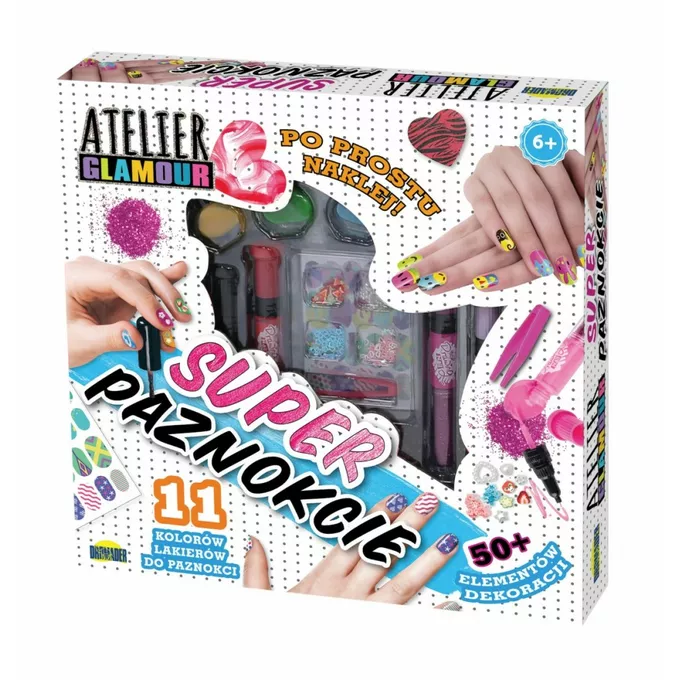 Dromader Zestaw do manicure Atelier Glamour - Super paznokcie