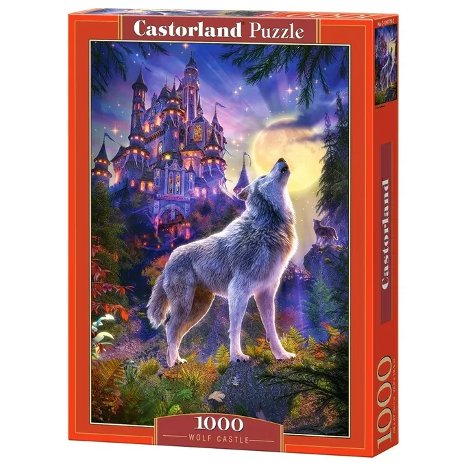 Puzzle 1000 elementów - Wilk i zamek