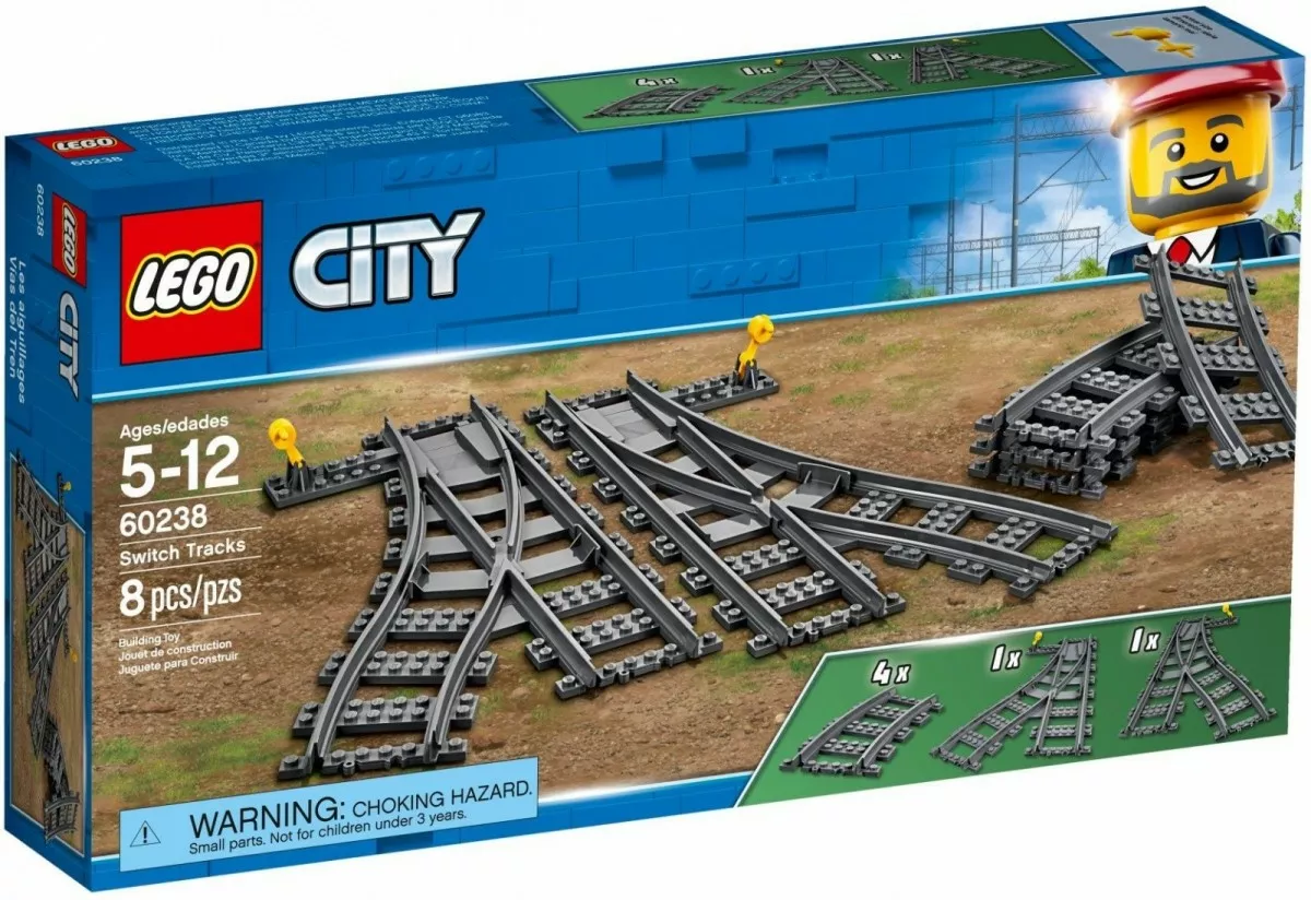LEGO Klocki City 60238 Zwrotnice