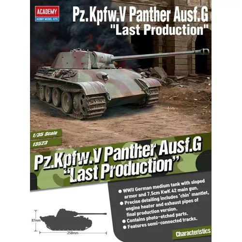 Academy Model plastikowy Pz.Kpfw.V Pantera Ausf.G późna produkcja
