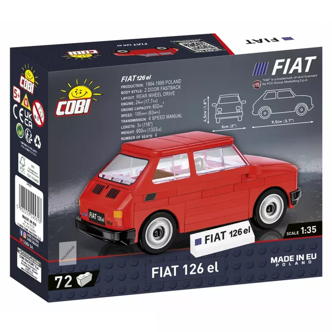 Cobi Klocki Klocki Youngtimer Collection Fiat 126p el