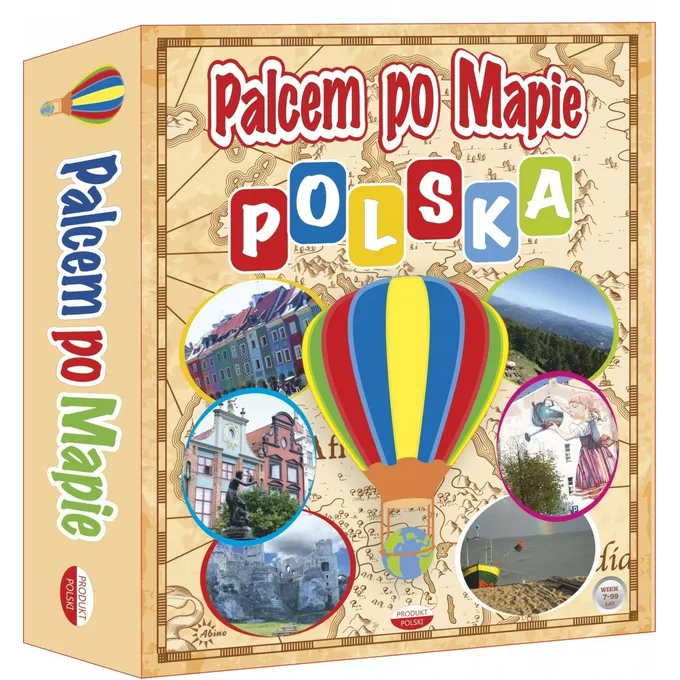 Gra Palcem po mapie - Polska