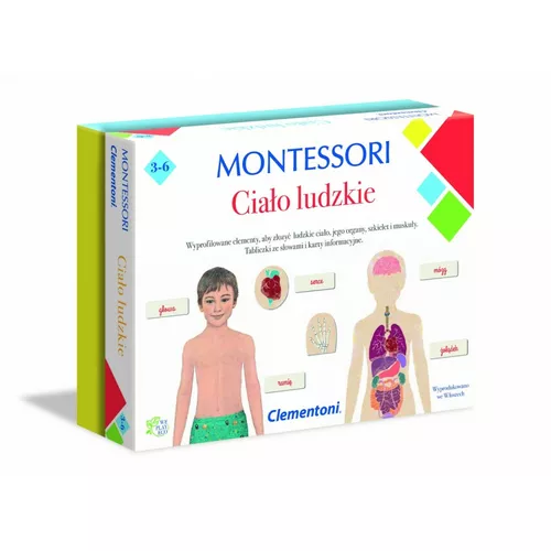 Clementoni Gra Montessori Ciało ludzkie