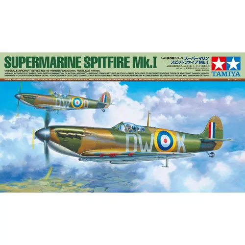 Tamiya Model plastikowy Samolot Supermarine Spitfire Mk.I