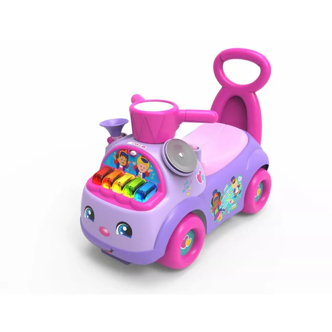 Pulio Jeździk Fisher Price Muzyczna Parada fioletowy