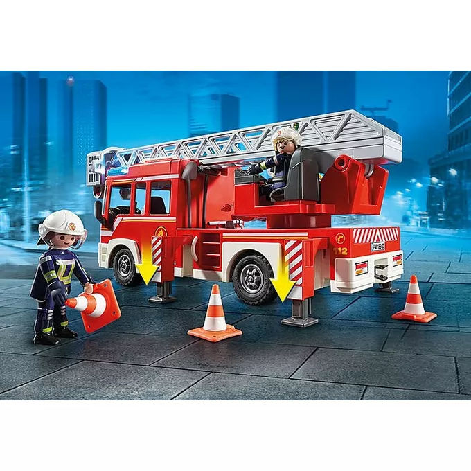 Zestaw z figurkami City Action 9463 Samochód strażacki z drabiną