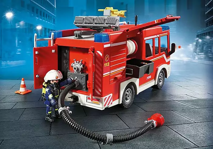 Playmobil Zestaw z figurkami City Action 9464 Pojazd ratowniczy straży pożarnej