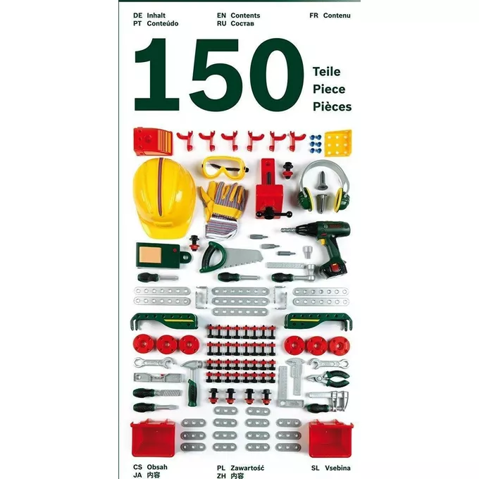 Warsztat Bosch Nr 1 150 elementów
